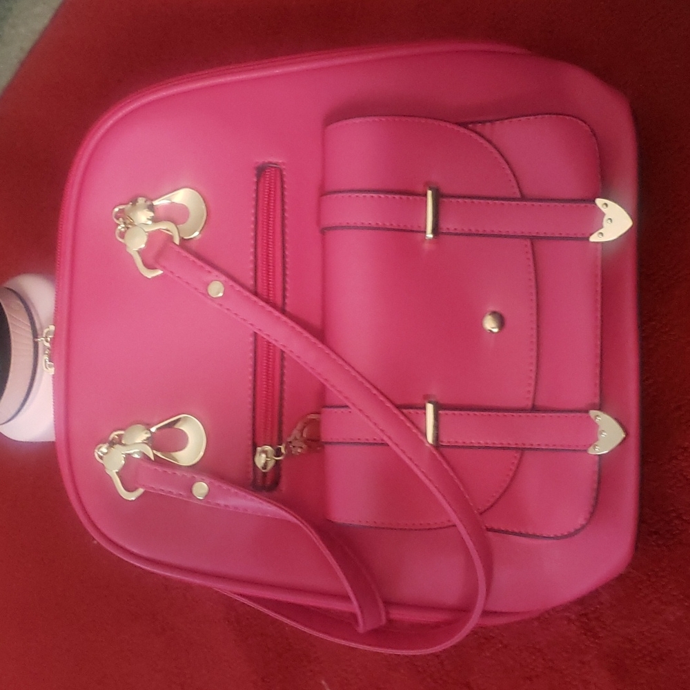 Gorgeous pink dress down/up backpack 💗